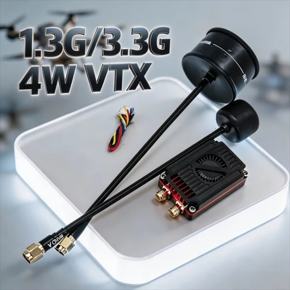 Drone Transmitter - Rushfpv Rush 1.3G/3.3G 4W 7-30V Dwupasmowy