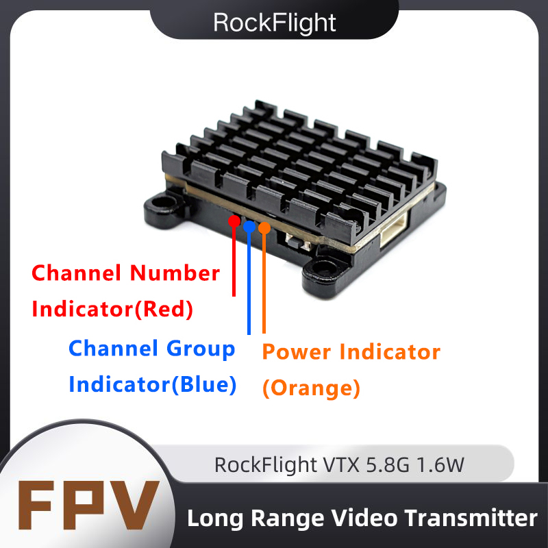 RockFlight TX663 VTX 5.8G 48CH – Drone Transmitter recenzja i cena
