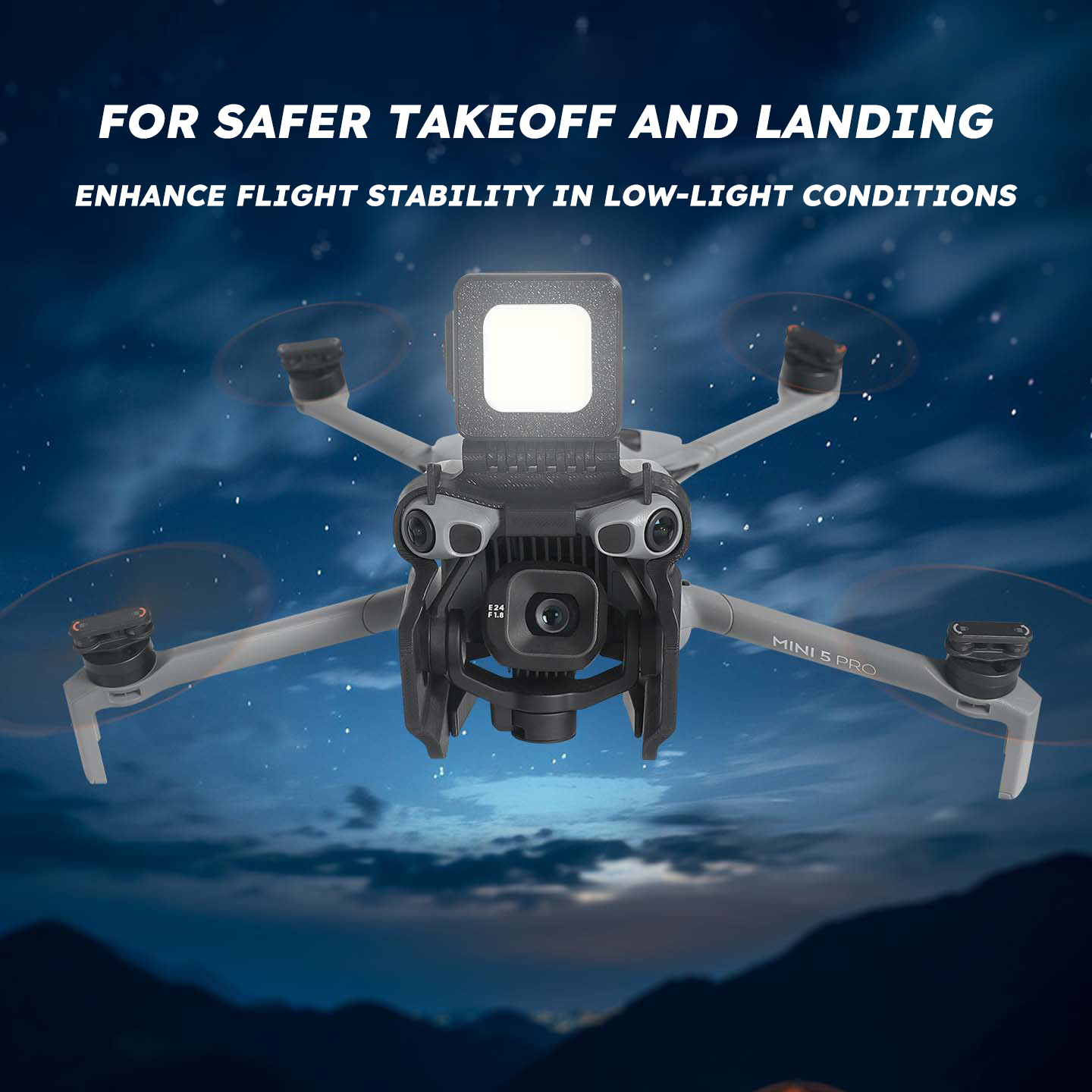 Światło nocne do DJI Mini 5 Pr – Drone Led Light recenzja i cena